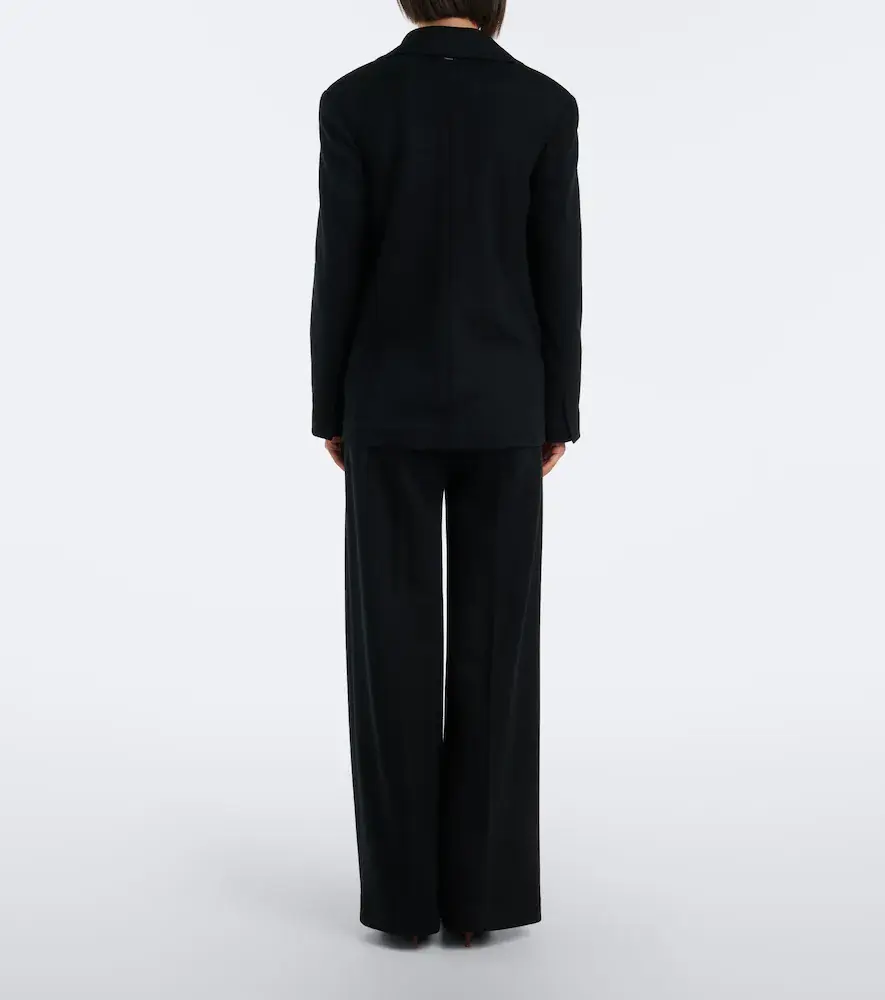 'S Max Mara 'S Max Mara Wool and cotton-blend jersey wide-leg pants | Thumbnail 5 'S Max Mara 'S Max Mara Wool and cotton-blend jersey wide-leg pants | Thumbnail 5