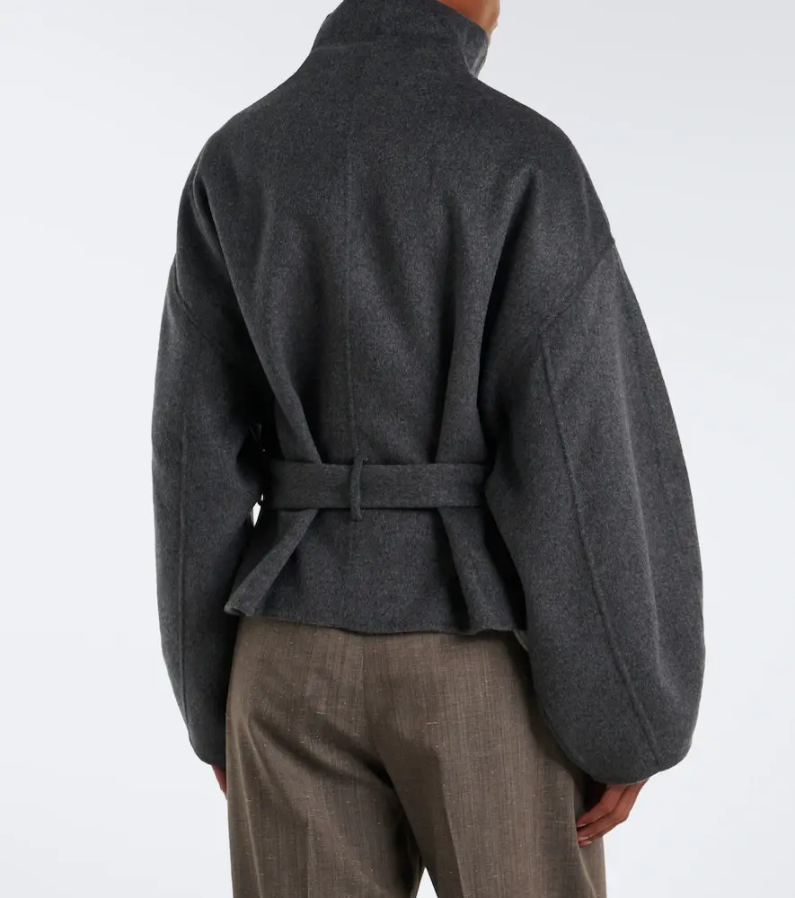The Frankie Shop Onelle reversible wool-blend wrap coat | Thumbnail 7 The Frankie Shop Onelle reversible wool-blend wrap coat | Thumbnail 7
