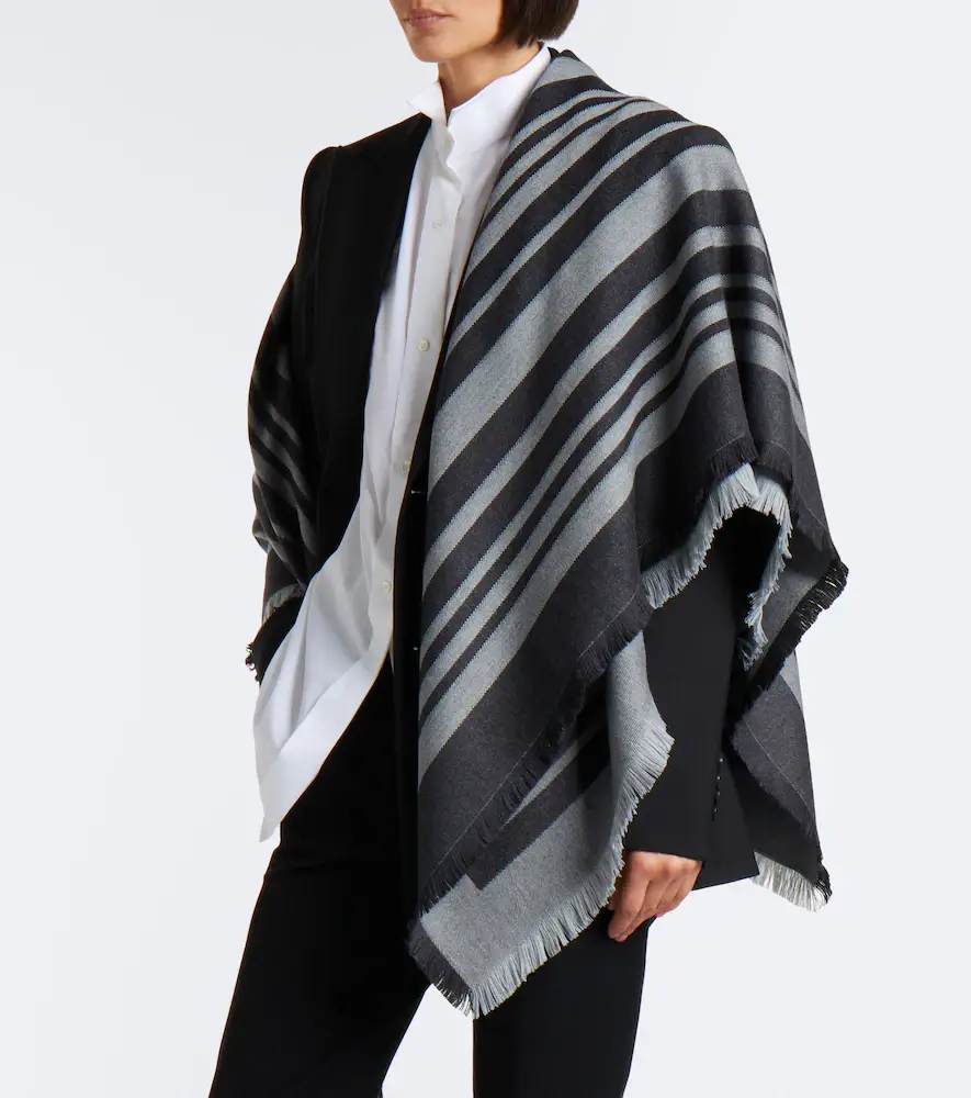 Joseph Neoma fringed jacquard virgin wool scarf | Thumbnail 4 Joseph Neoma fringed jacquard virgin wool scarf | Thumbnail 4