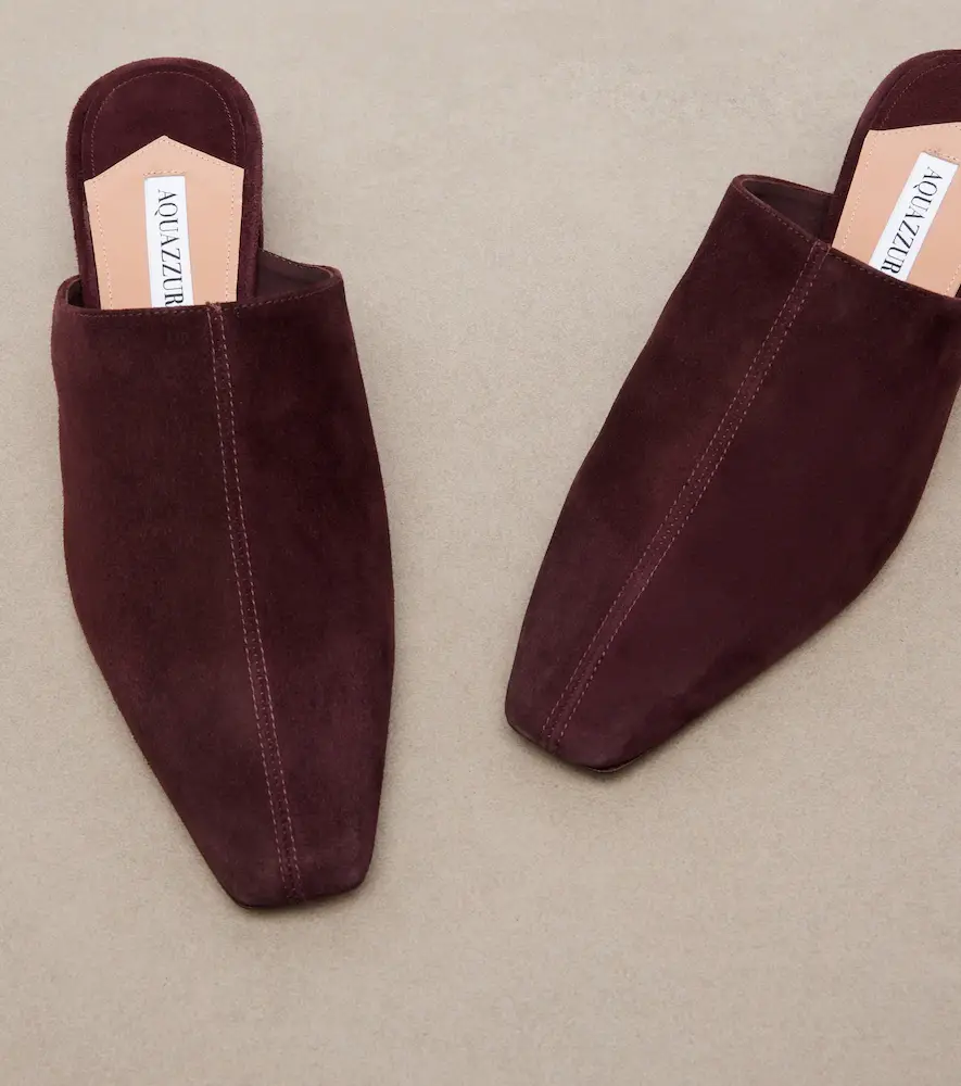 Aquazzura Colbert suede mules | Thumbnail 2