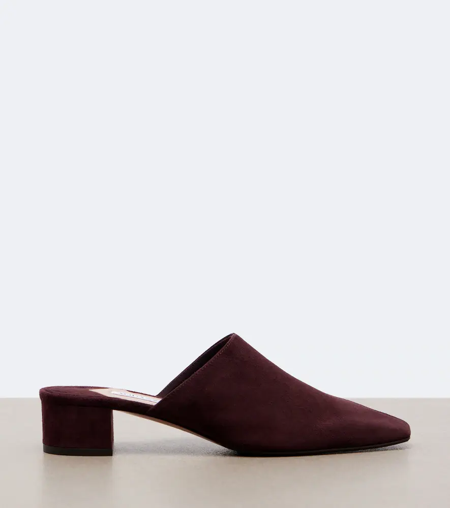 Aquazzura Colbert suede mules | Thumbnail 3