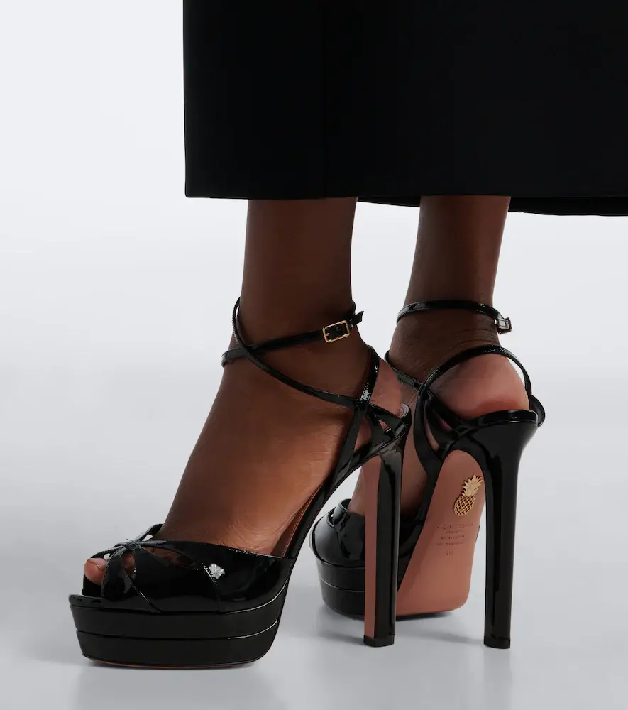 Aquazzura Moves patent leather platform sandals | Thumbnail 5