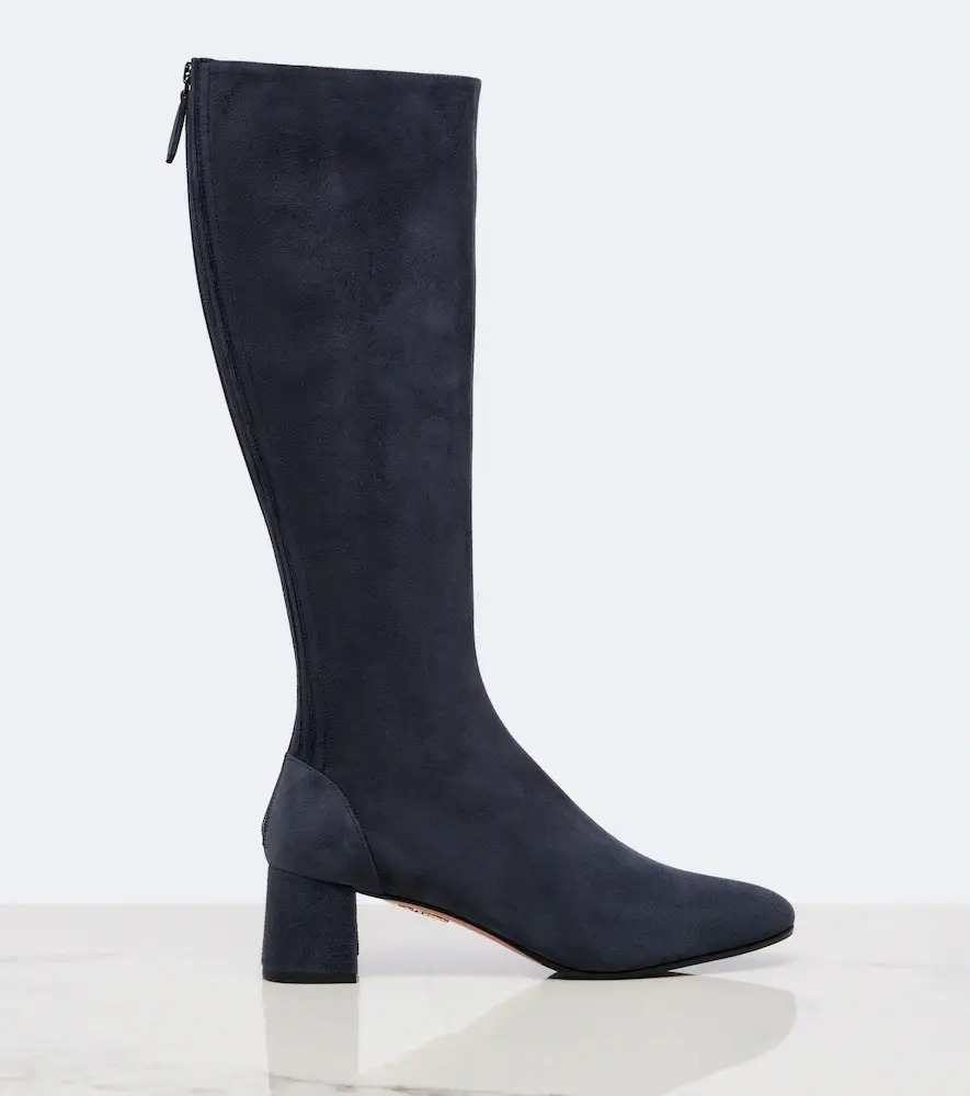 Aquazzura Saint Honoré suede knee-high boots | Thumbnail 2