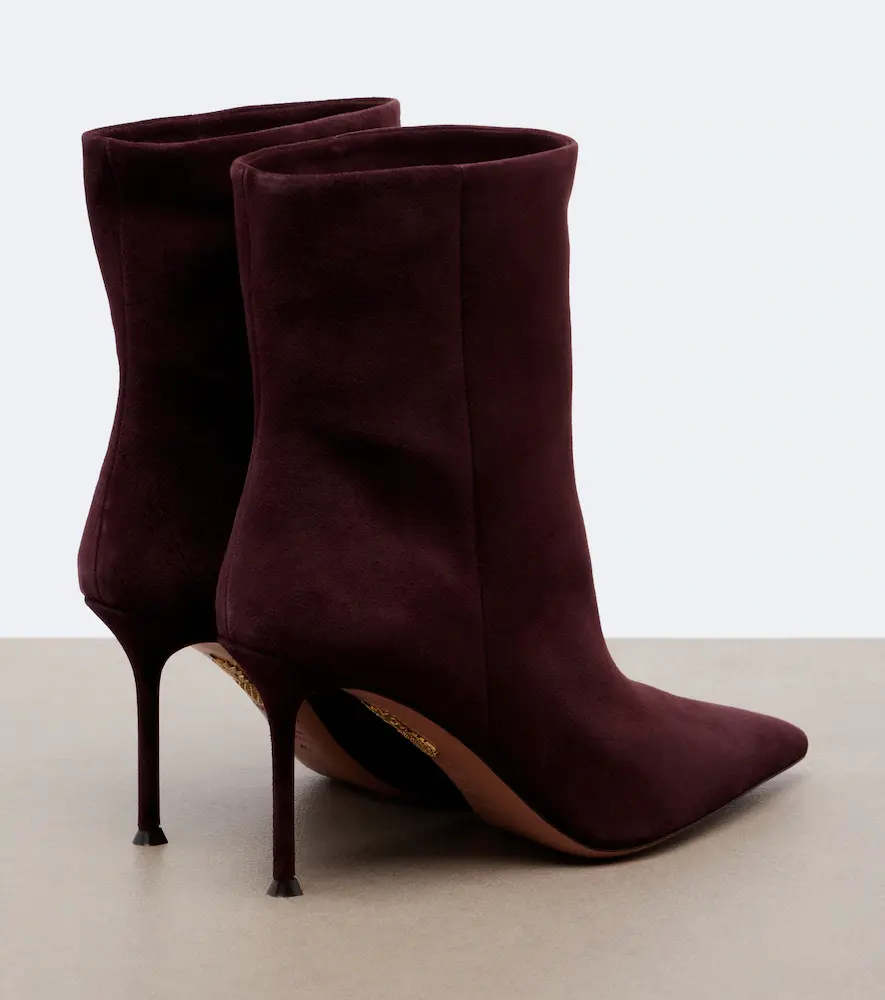 Aquazzura Harper suede ankle boots | Thumbnail 4