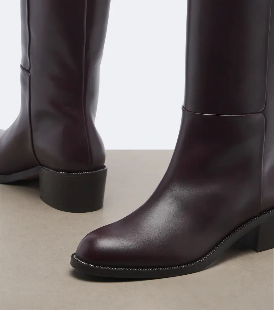 Aquazzura Sellier leather knee-high boots | Thumbnail 2