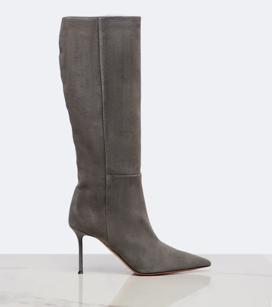 Aquazzura Harper suede knee-high boots | Thumbnail 3 Aquazzura Harper suede knee-high boots | Thumbnail 3