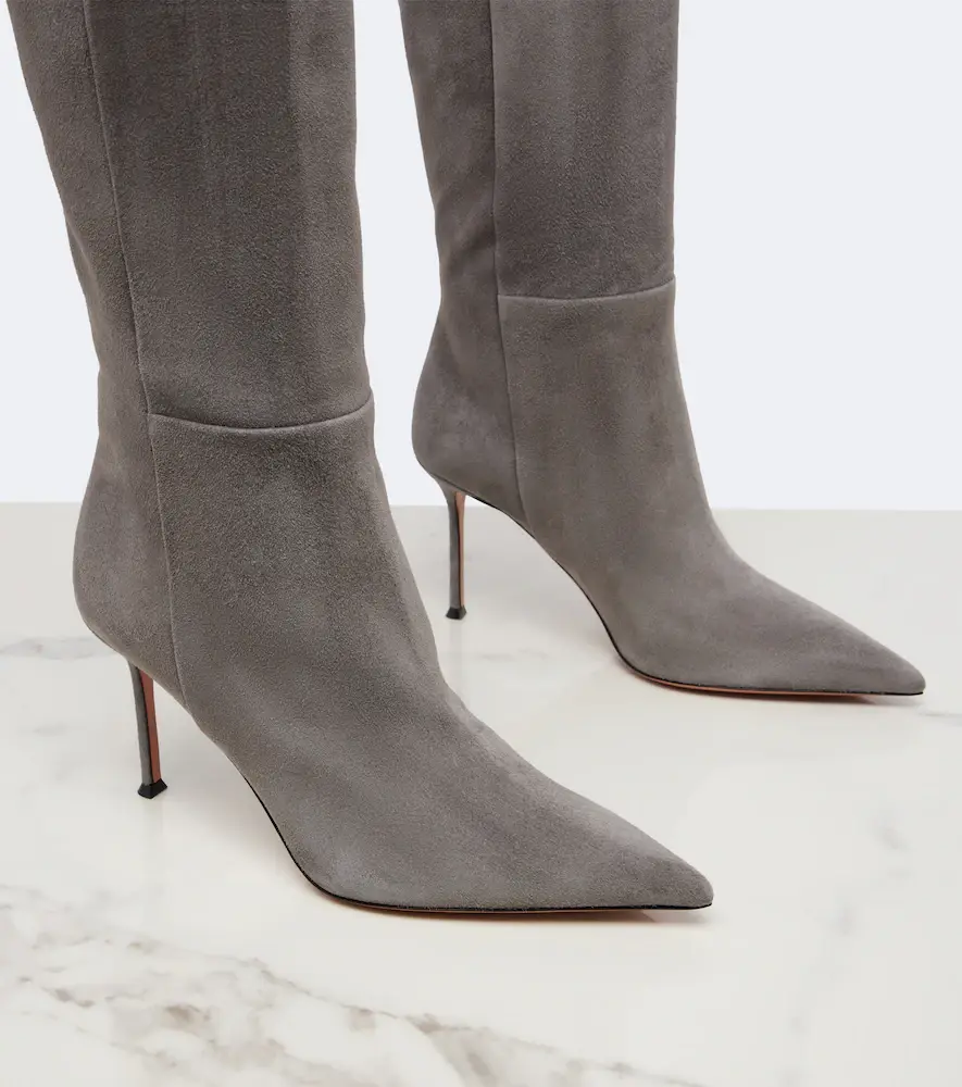 Aquazzura Harper suede knee-high boots | Thumbnail 4 Aquazzura Harper suede knee-high boots | Thumbnail 4