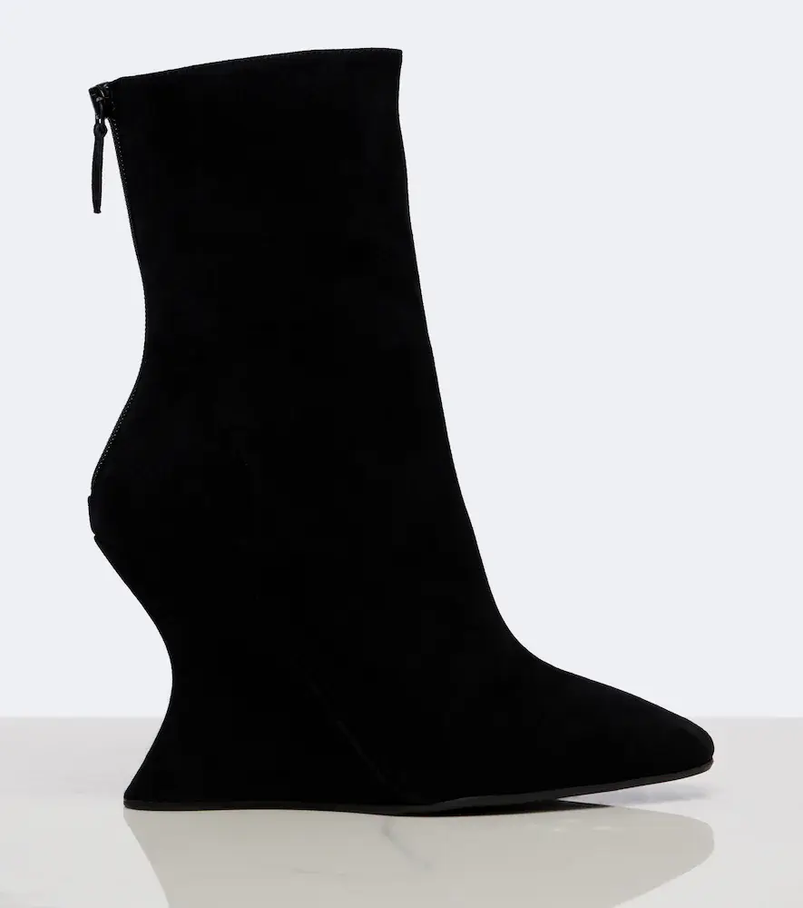 Aquazzura Amore suede wedge ankle boots | Thumbnail 2 Aquazzura Amore suede wedge ankle boots | Thumbnail 2