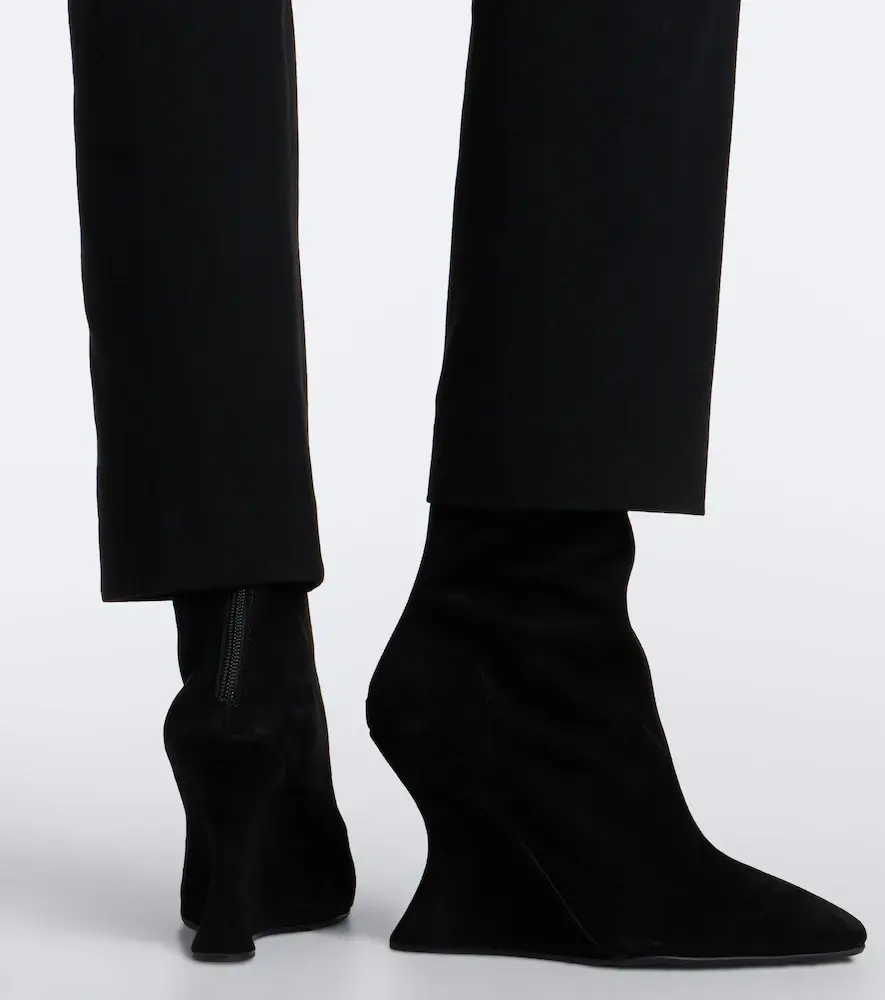Aquazzura Amore suede wedge ankle boots | Thumbnail 6 Aquazzura Amore suede wedge ankle boots | Thumbnail 6