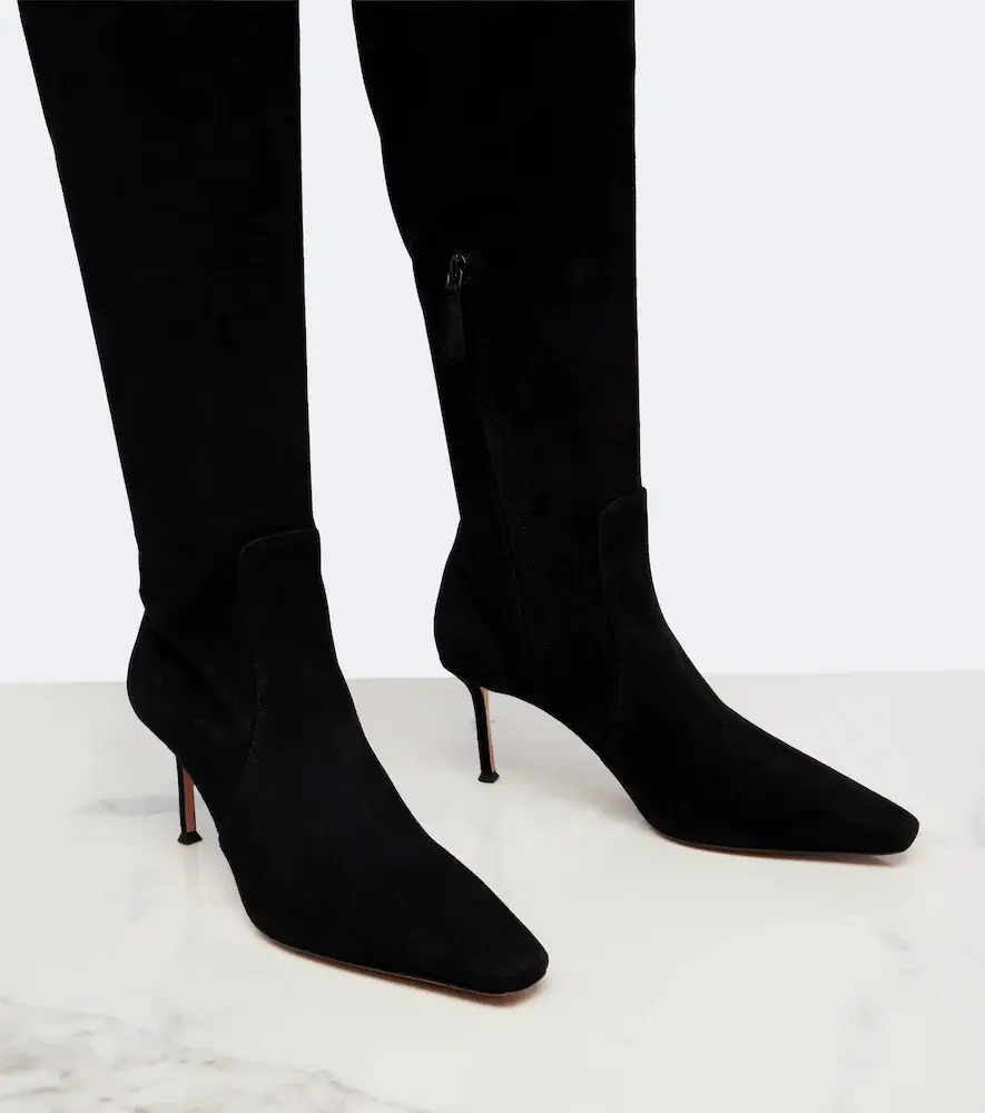 Aquazzura Vespera suede over-the-knee boots | Thumbnail 3 Aquazzura Vespera suede over-the-knee boots | Thumbnail 3