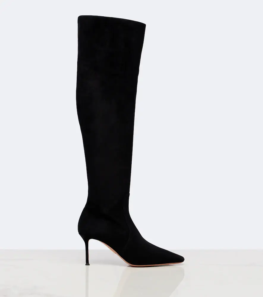 Aquazzura Vespera suede over-the-knee boots | Thumbnail 4 Aquazzura Vespera suede over-the-knee boots | Thumbnail 4