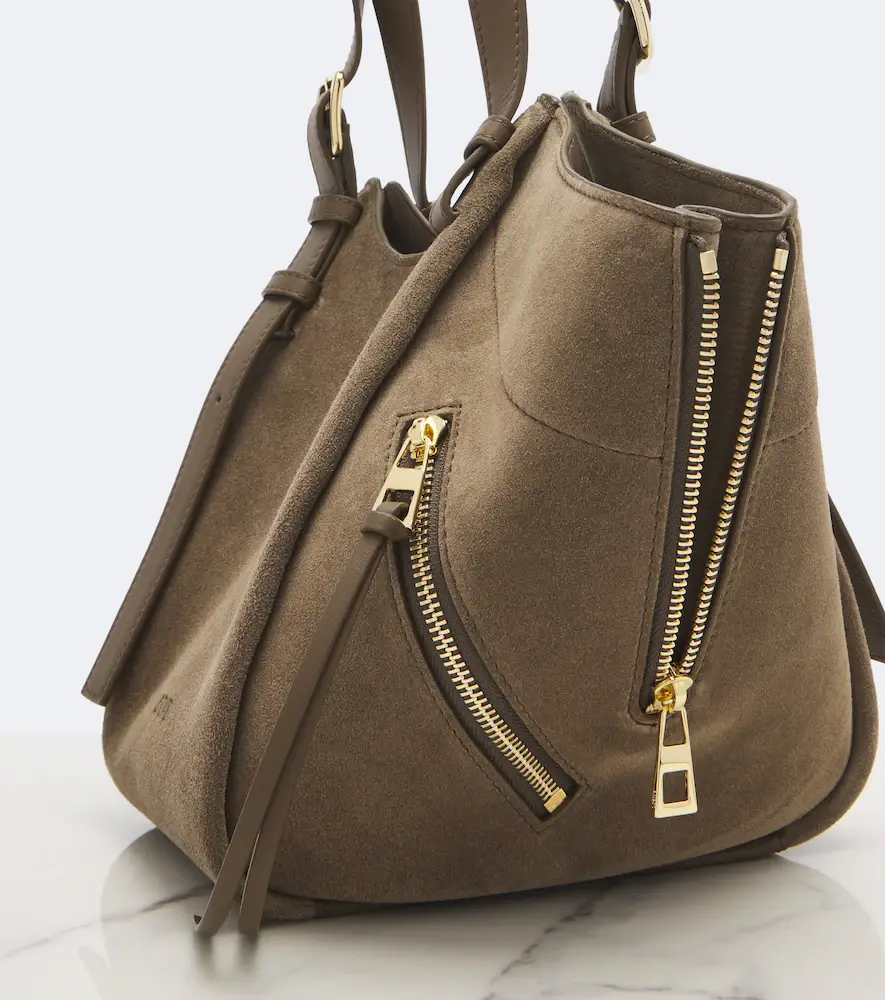 Loewe Hammock Flip Medium suede tote bag | Thumbnail 3 Loewe Hammock Flip Medium suede tote bag | Thumbnail 3