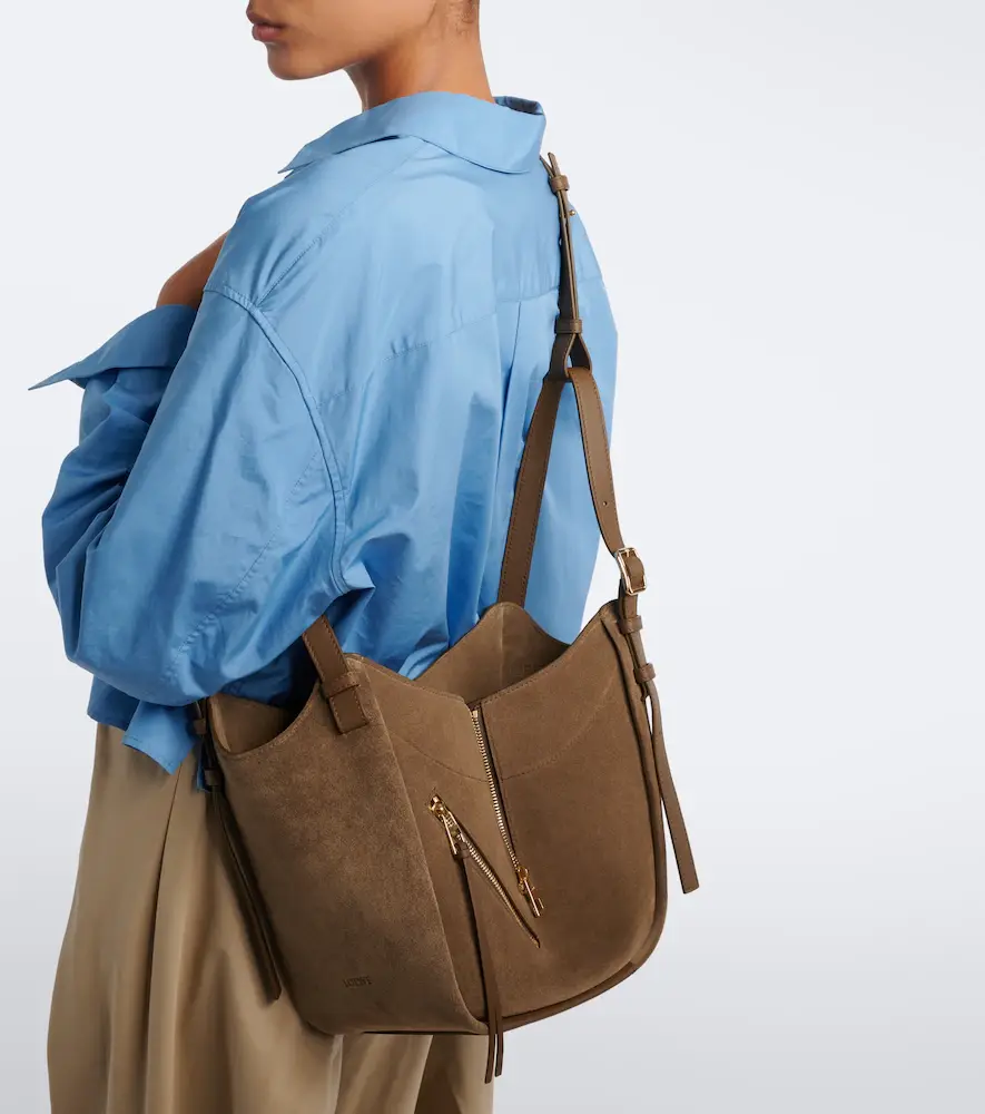Loewe Hammock Flip Medium suede tote bag | Thumbnail 5 Loewe Hammock Flip Medium suede tote bag | Thumbnail 5