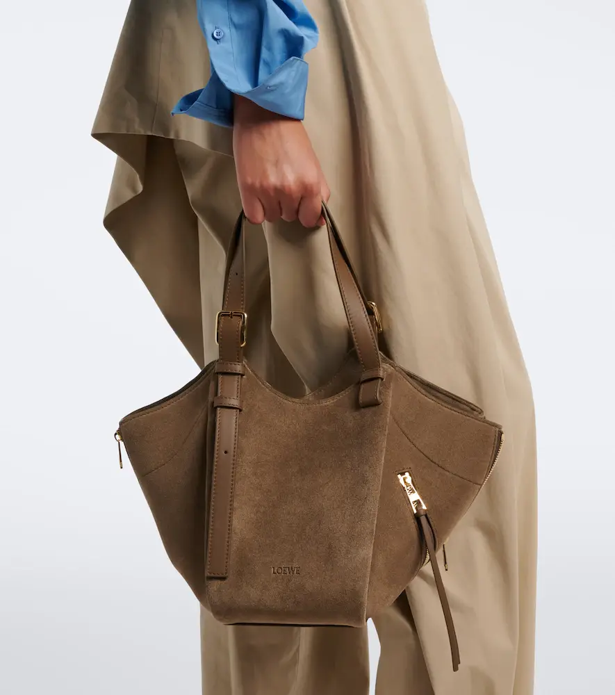 Loewe Hammock Flip Medium suede tote bag | Thumbnail 8 Loewe Hammock Flip Medium suede tote bag | Thumbnail 8