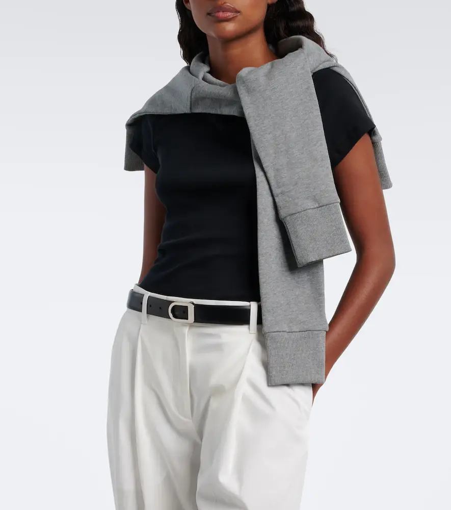 TOTEME Cotton jersey scarf | Thumbnail 3