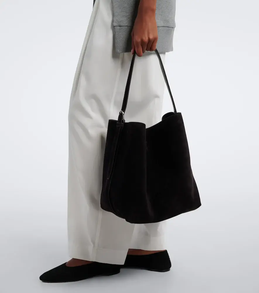 TOTEME Belted suede tote bag | Thumbnail 5 TOTEME Belted suede tote bag | Thumbnail 5
