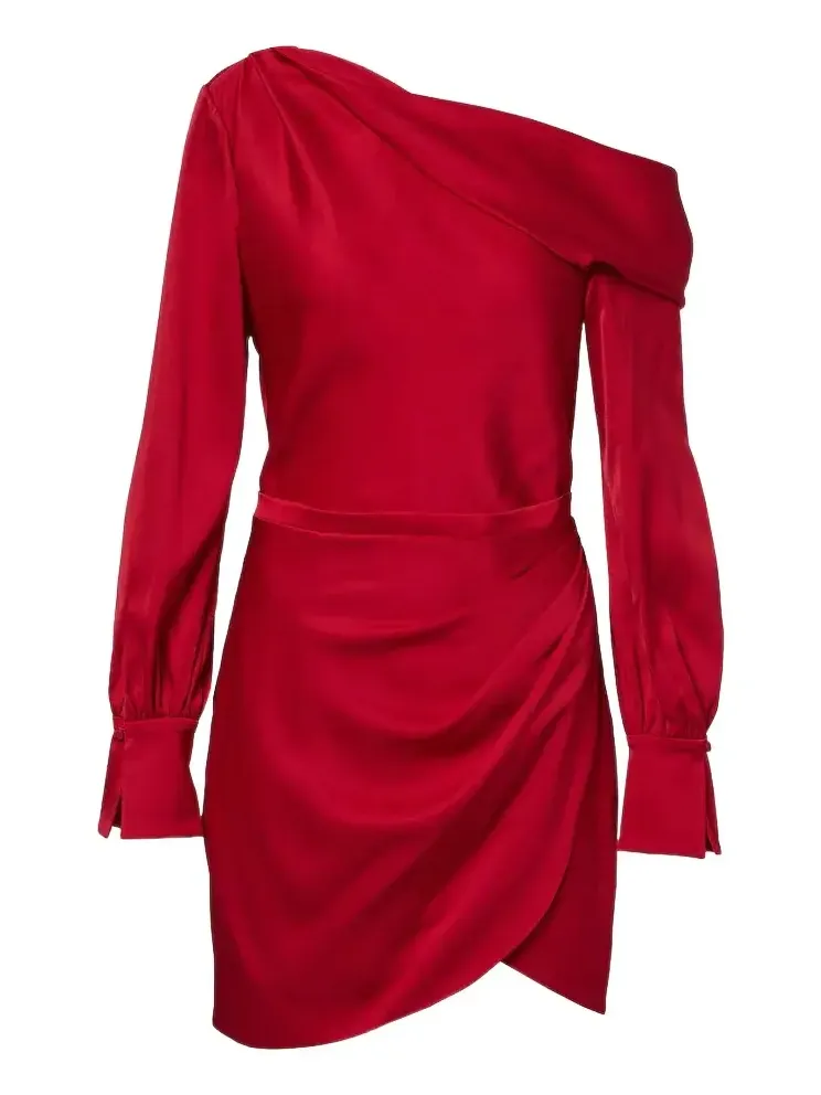 Cameron draped satin minidress Cameron draped satin minidress