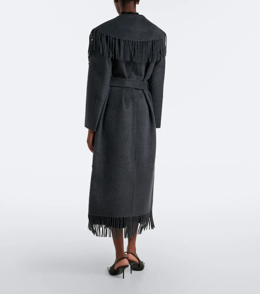 Simkhai Carrie fringed wrap coat | Thumbnail 2 Simkhai Carrie fringed wrap coat | Thumbnail 2