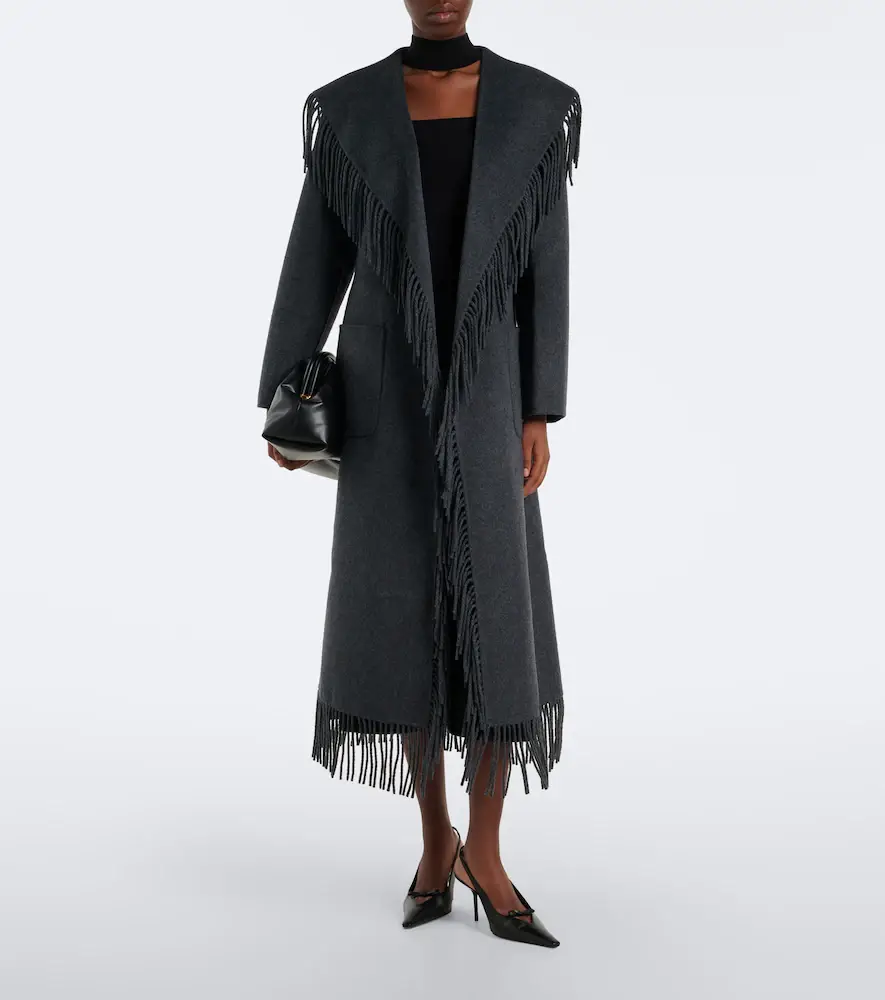Simkhai Carrie fringed wrap coat | Thumbnail 6 Simkhai Carrie fringed wrap coat | Thumbnail 6