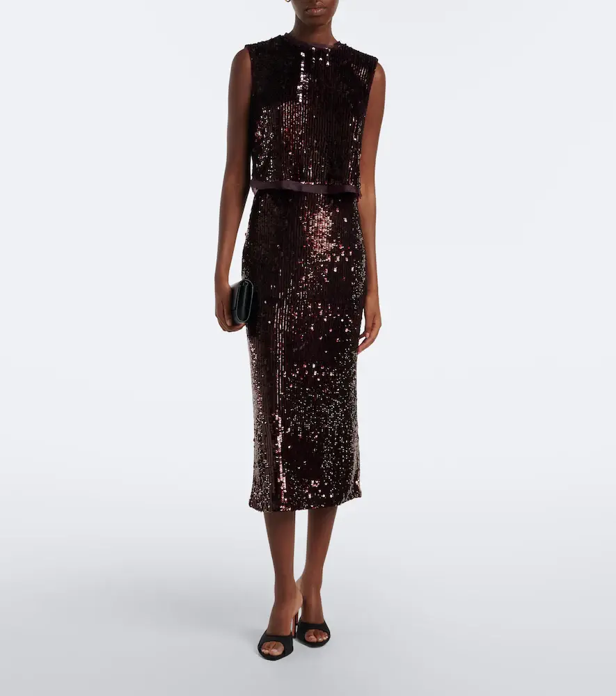 Simkhai Nikki sequined midi skirt | Thumbnail 2 Simkhai Nikki sequined midi skirt | Thumbnail 2