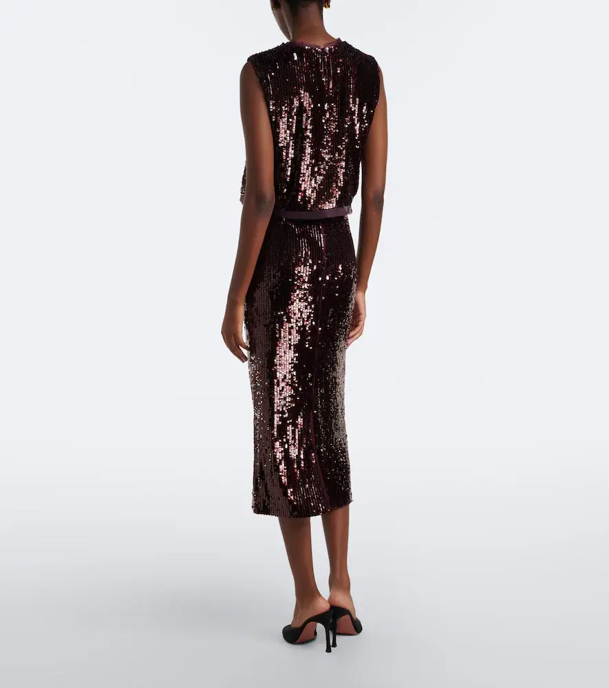 Simkhai Nikki sequined midi skirt | Thumbnail 4 Simkhai Nikki sequined midi skirt | Thumbnail 4