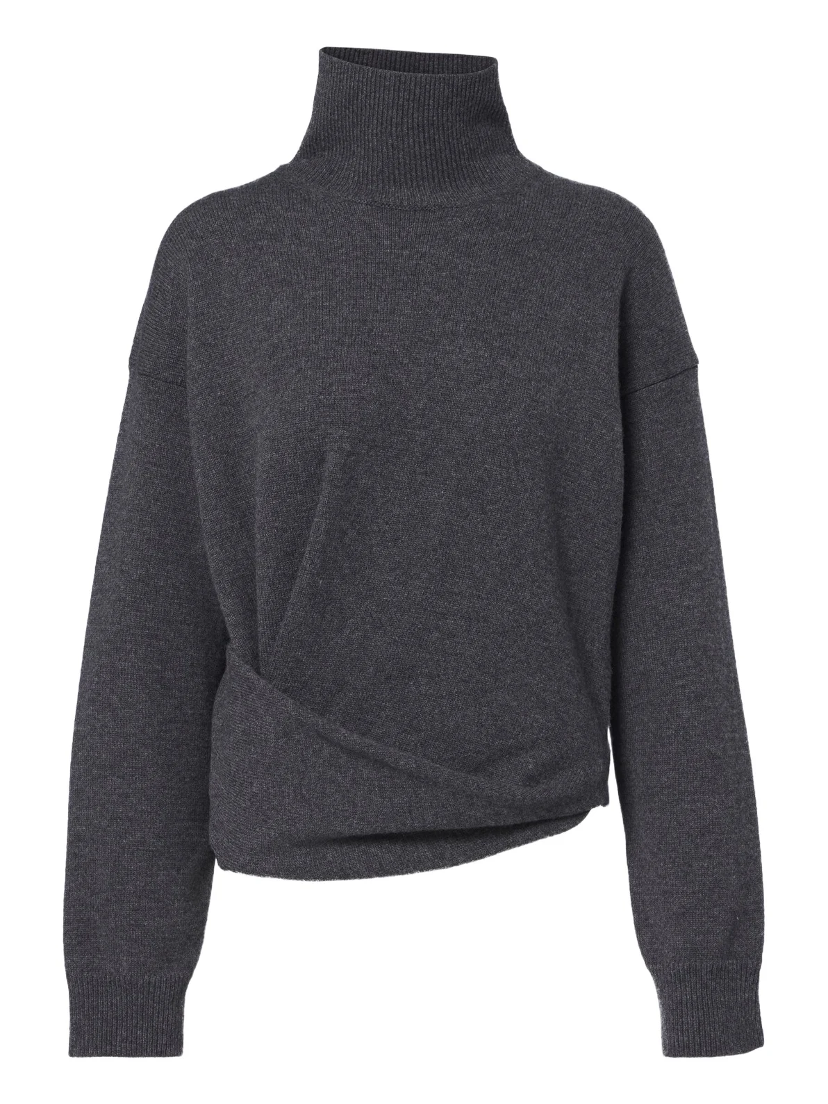 Róhe Draped wool and cashmere turtleneck sweater Róhe Draped wool and cashmere turtleneck sweater