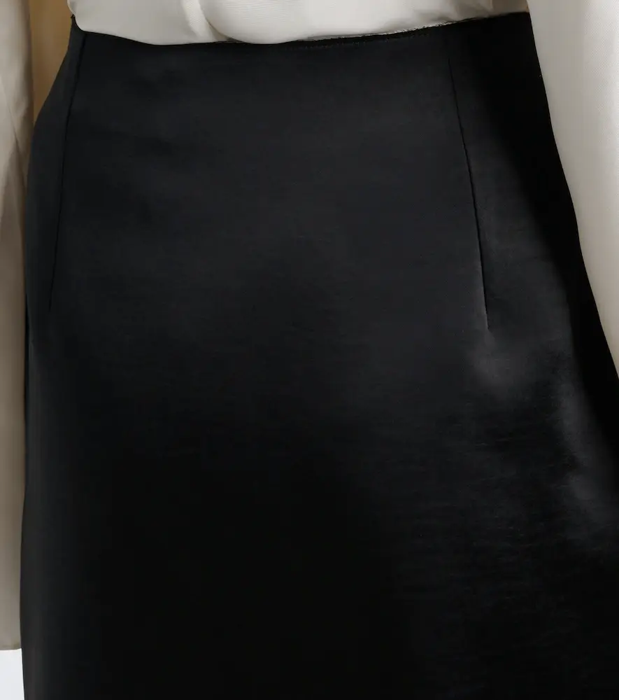 RÓHE Róhe Draped asymmetric satin midi skirt | Thumbnail 6 RÓHE Róhe Draped asymmetric satin midi skirt | Thumbnail 6
