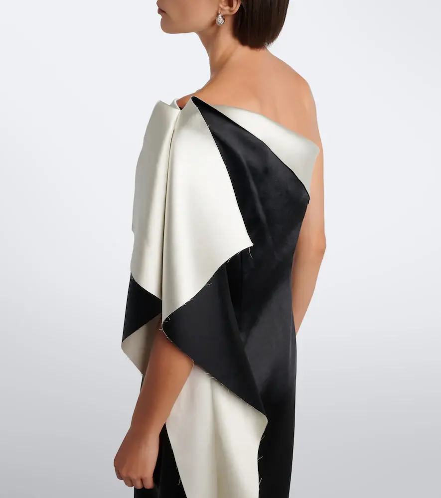 RÓHE Róhe Draped one-shoulder satin cocktail dress | Thumbnail 3 RÓHE Róhe Draped one-shoulder satin cocktail dress | Thumbnail 3