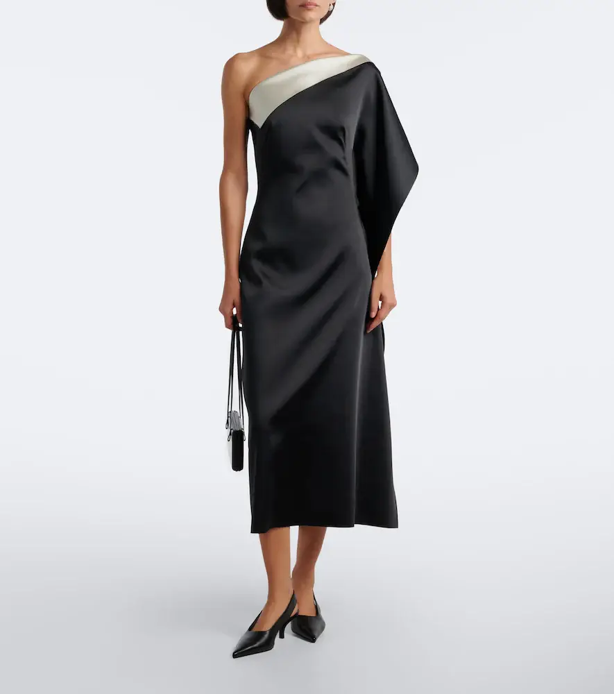 RÓHE Róhe Draped one-shoulder satin cocktail dress | Thumbnail 6 RÓHE Róhe Draped one-shoulder satin cocktail dress | Thumbnail 6