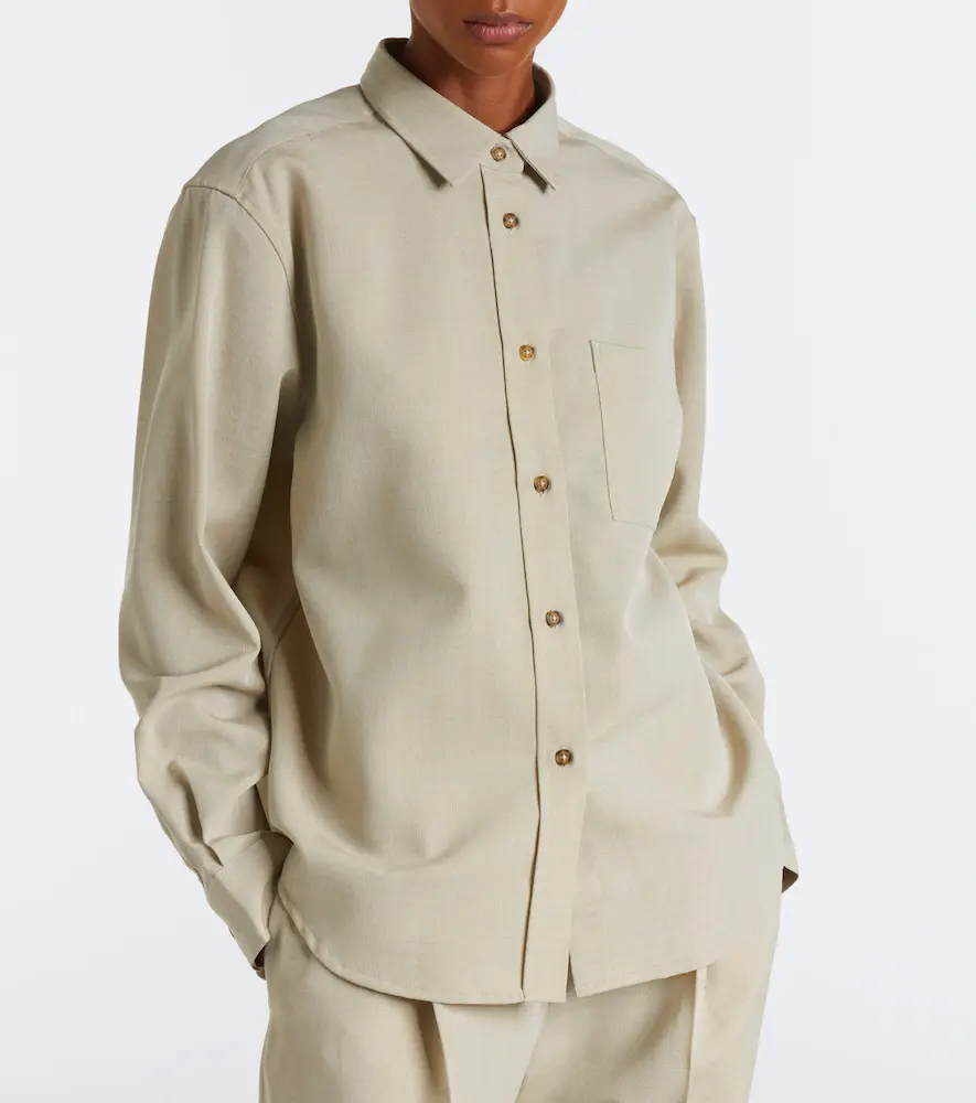 RÓHE Róhe Wool and silk shirt | Thumbnail 6 RÓHE Róhe Wool and silk shirt | Thumbnail 6