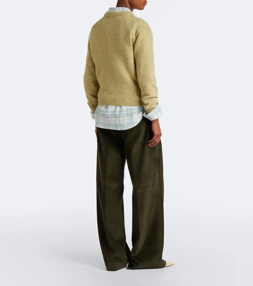 RÓHE Róhe Pleated cotton corduroy wide-leg pants | Thumbnail 2 RÓHE Róhe Pleated cotton corduroy wide-leg pants | Thumbnail 2