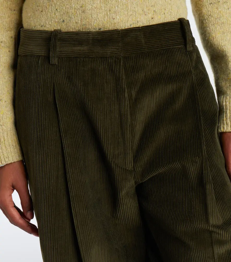 RÓHE Róhe Pleated cotton corduroy wide-leg pants | Thumbnail 6 RÓHE Róhe Pleated cotton corduroy wide-leg pants | Thumbnail 6