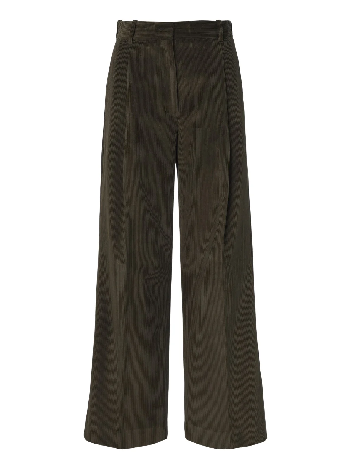 Róhe Pleated cotton corduroy wide-leg pants