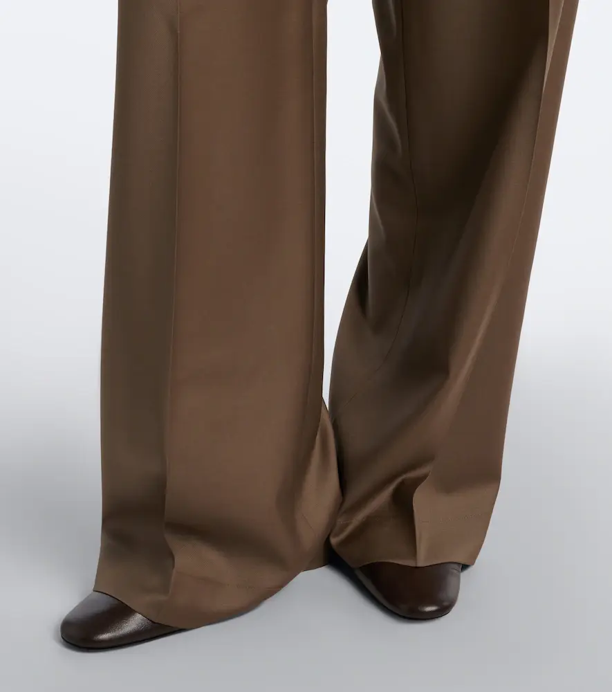 RÓHE Róhe Pleated virgin wool wide-leg pants | Thumbnail 4 RÓHE Róhe Pleated virgin wool wide-leg pants | Thumbnail 4