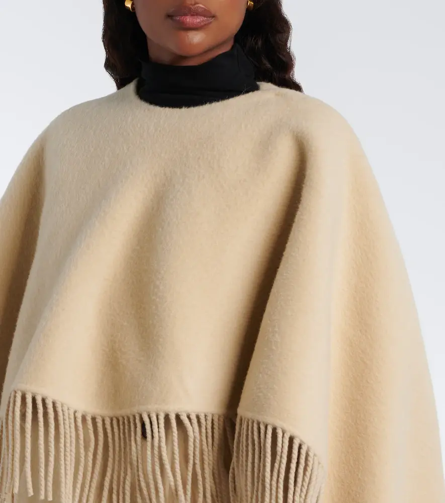 RÓHE Róhe Fringed scarf-detail wool and alpaca coat | Thumbnail 6 RÓHE Róhe Fringed scarf-detail wool and alpaca coat | Thumbnail 6