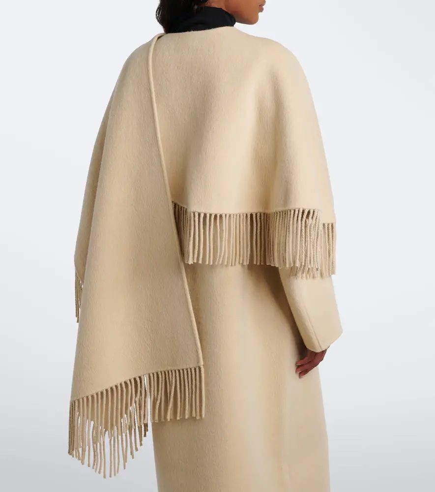 RÓHE Róhe Fringed scarf-detail wool and alpaca coat | Thumbnail 7 RÓHE Róhe Fringed scarf-detail wool and alpaca coat | Thumbnail 7