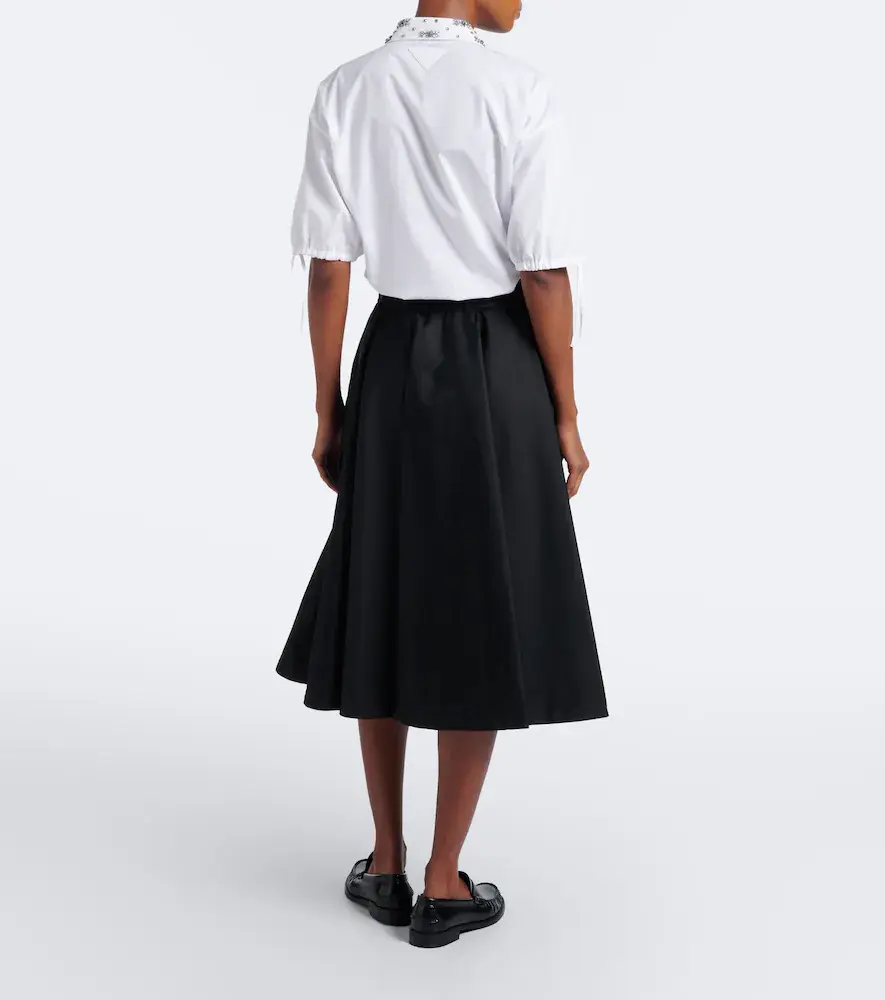 Prada Re-Nylon belted midi skirt | Thumbnail 5 Prada Re-Nylon belted midi skirt | Thumbnail 5