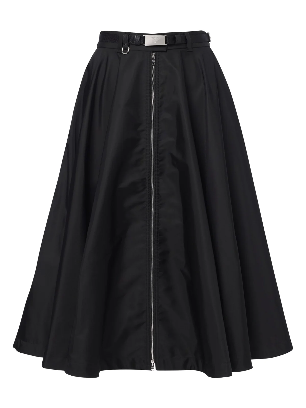 Prada Re-Nylon belted midi skirt