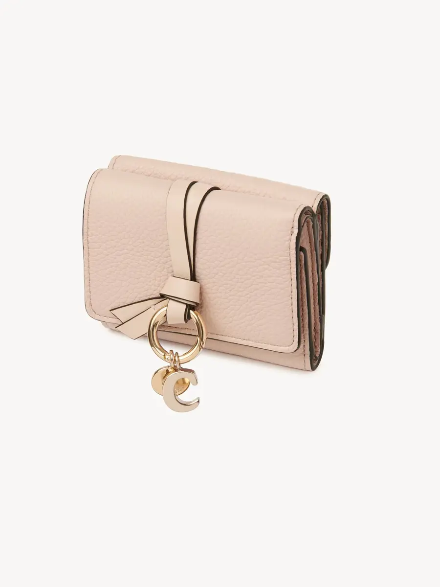 Chloé Mini Alphabet tri-fold in grained leather | Thumbnail 3 Chloé Mini Alphabet tri-fold in grained leather | Thumbnail 3