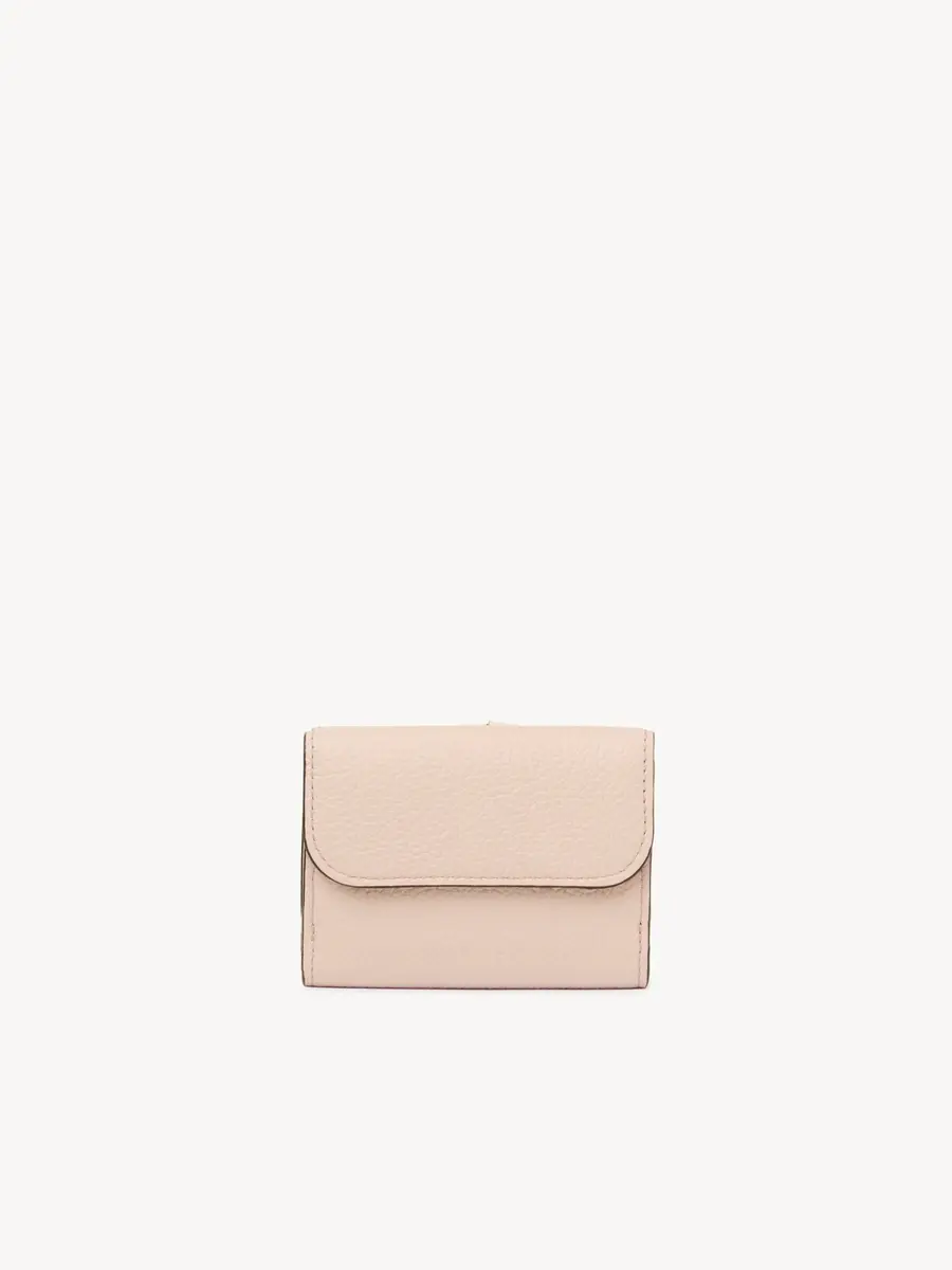 Chloé Mini Alphabet tri-fold in grained leather | Thumbnail 4 Chloé Mini Alphabet tri-fold in grained leather | Thumbnail 4
