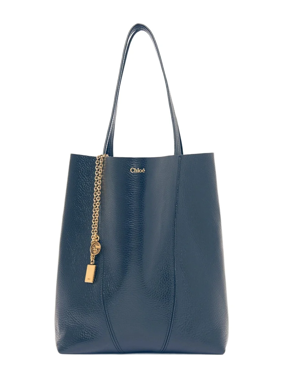 Chloé Chloé Spin tote bag in grained leather