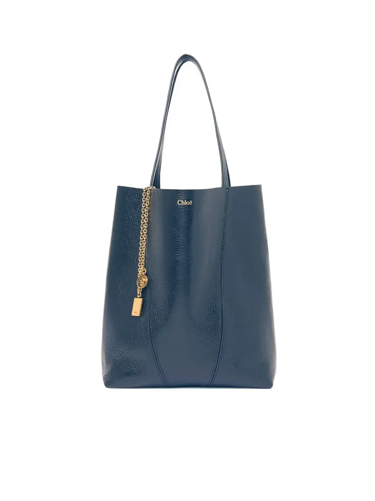 Chloé Chloé Spin tote bag in grained leather | Image 1 Chloé Chloé Spin tote bag in grained leather | Image 1