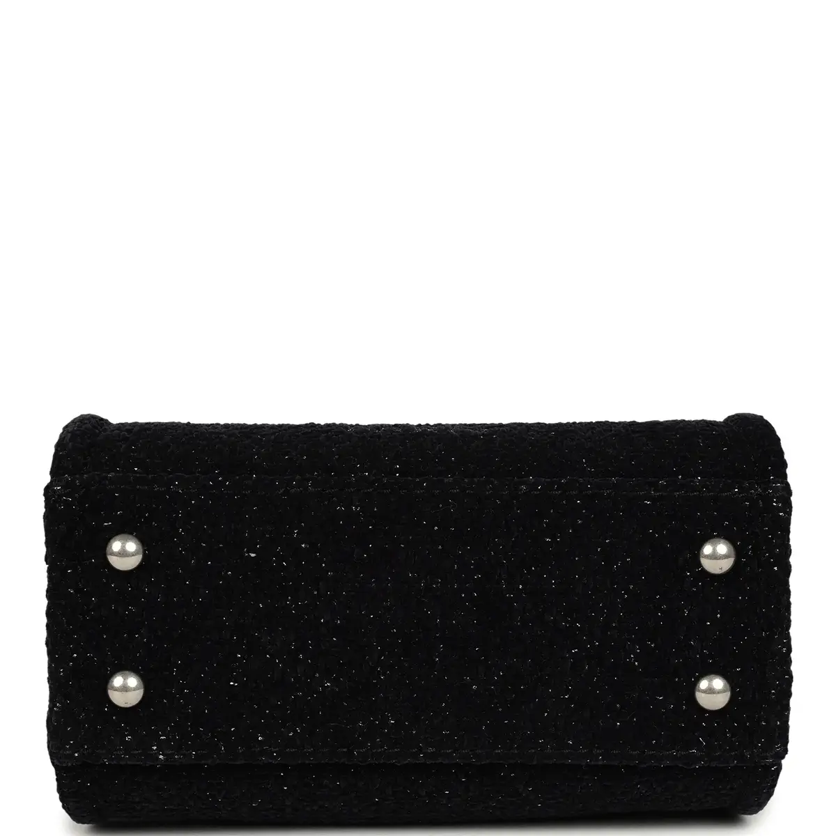 Chanel Chanel Mini Deauville Shopping Tote Black, Silver Tweed Boucle, Leather Silver Hardware | Thumbnail 7 Chanel Chanel Mini Deauville Shopping Tote Black, Silver Tweed Boucle, Leather Silver Hardware | Thumbnail 7