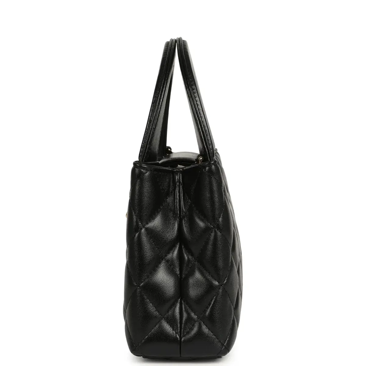 Chanel Chanel Small Kelly Shopper Black Shiny Lambskin Gold Hardware | Thumbnail 3 Chanel Chanel Small Kelly Shopper Black Shiny Lambskin Gold Hardware | Thumbnail 3