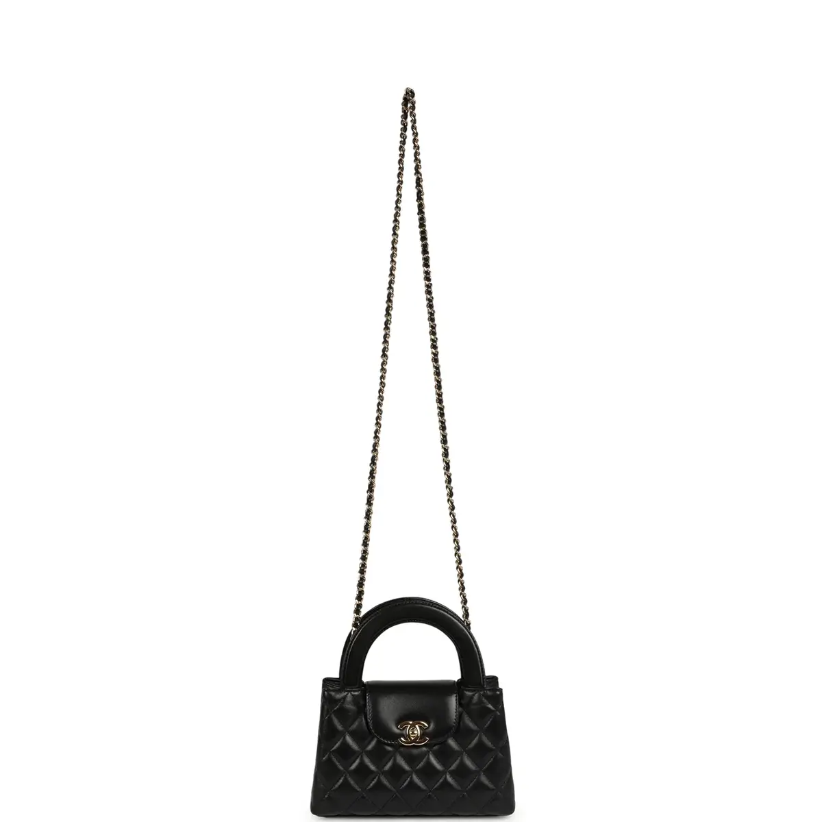 Chanel Chanel Small Kelly Shopper Black Shiny Lambskin Gold Hardware | Thumbnail 7 Chanel Chanel Small Kelly Shopper Black Shiny Lambskin Gold Hardware | Thumbnail 7