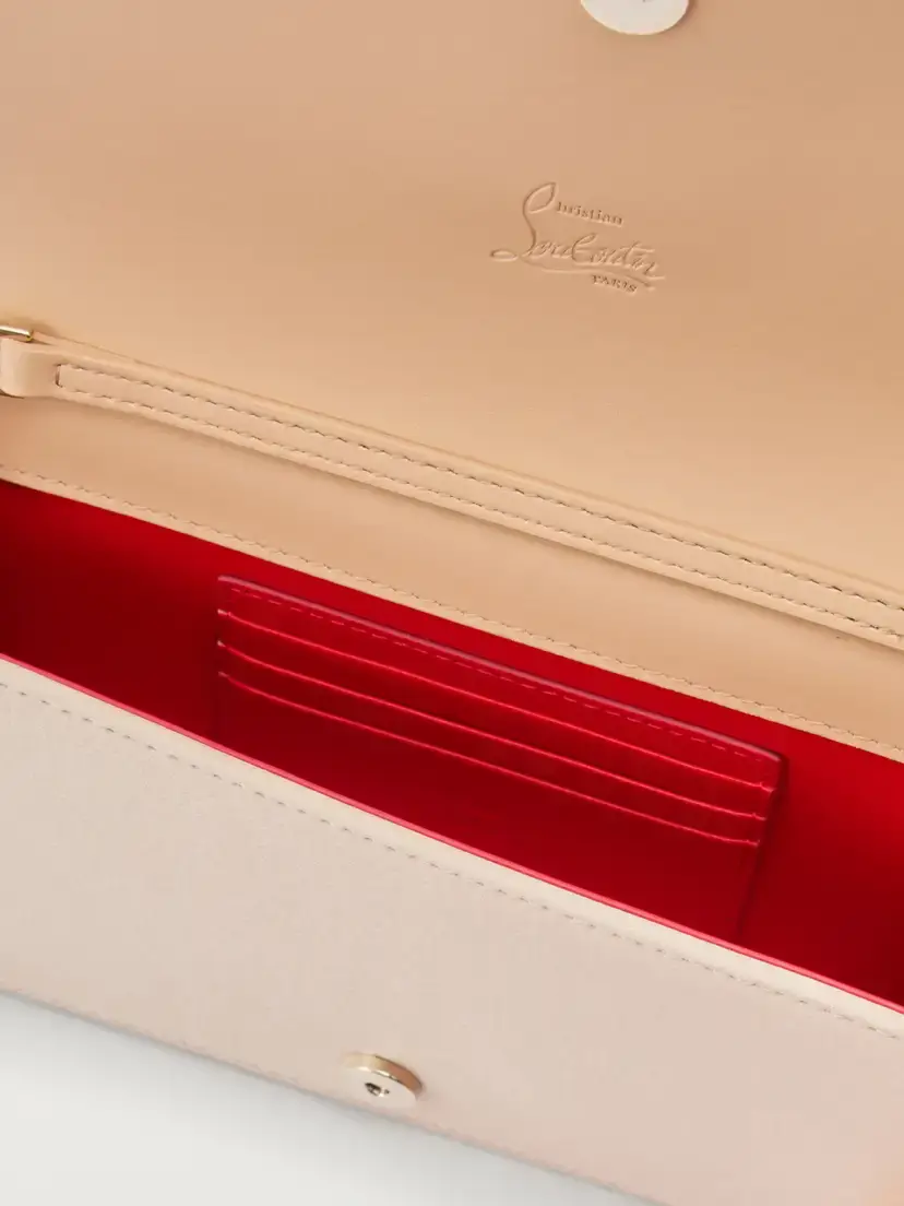 Christian Louboutin Bettina Lace-trimmed Satin Clutch | Thumbnail 6