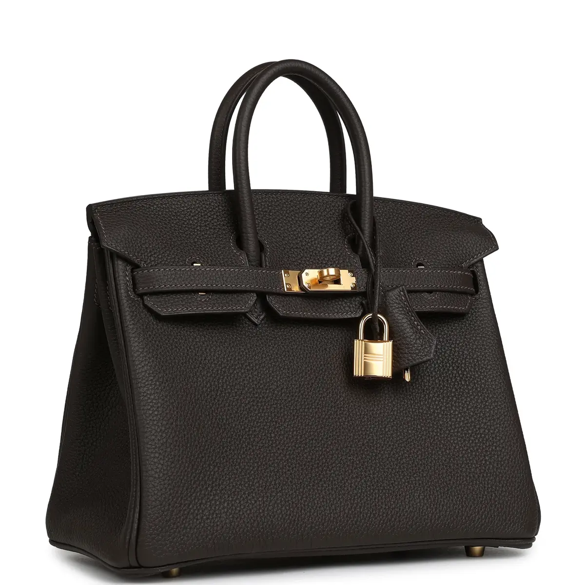 HERMÈS Hermes Birkin 25 Bai Brun Togo Gold Hardware | Thumbnail 2 HERMÈS Hermes Birkin 25 Bai Brun Togo Gold Hardware | Thumbnail 2
