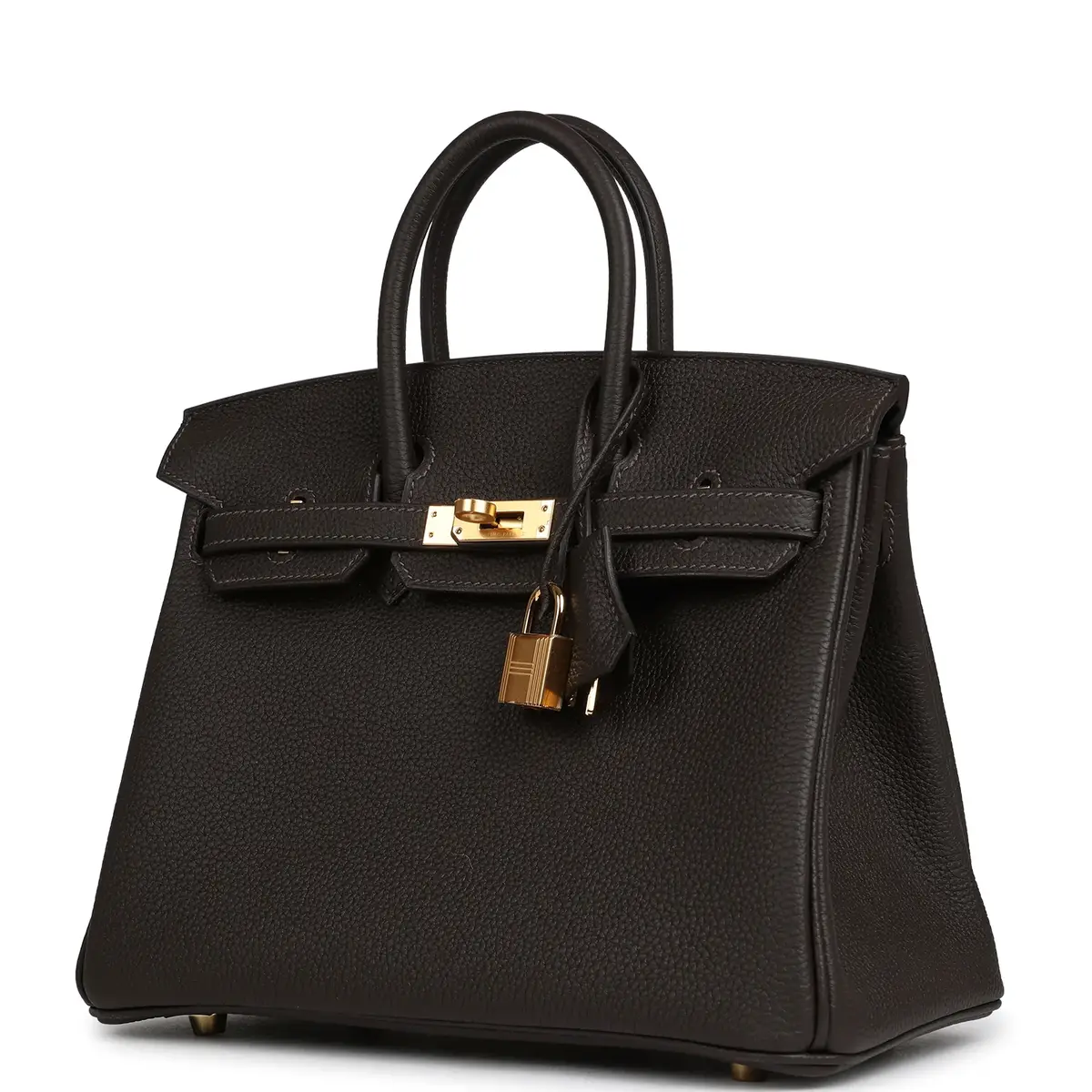 HERMÈS Hermes Birkin 25 Bai Brun Togo Gold Hardware | Thumbnail 5 HERMÈS Hermes Birkin 25 Bai Brun Togo Gold Hardware | Thumbnail 5