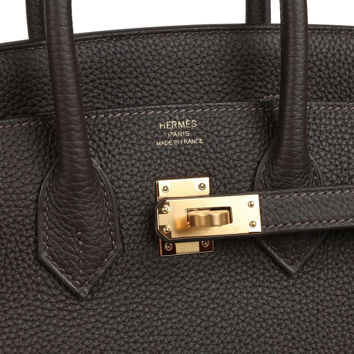 HERMÈS Hermes Birkin 25 Bai Brun Togo Gold Hardware | Thumbnail 7 HERMÈS Hermes Birkin 25 Bai Brun Togo Gold Hardware | Thumbnail 7