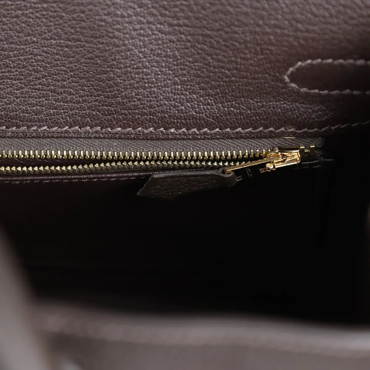 HERMÈS Hermes Birkin 25 Bai Brun Togo Gold Hardware | Thumbnail 8 HERMÈS Hermes Birkin 25 Bai Brun Togo Gold Hardware | Thumbnail 8